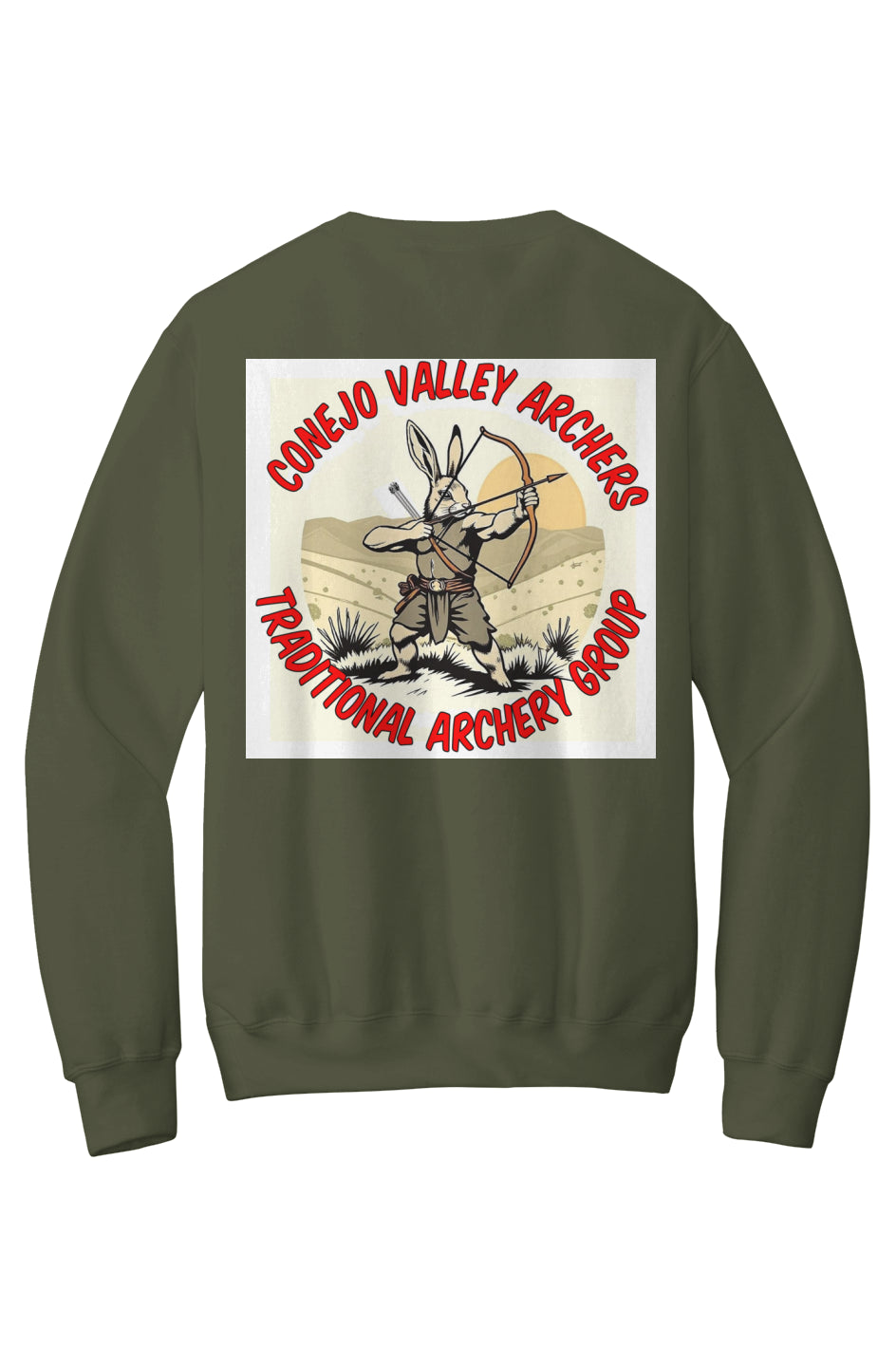 Beefy Bunny Core Fleece Crewneck Pocket Sweatshirt